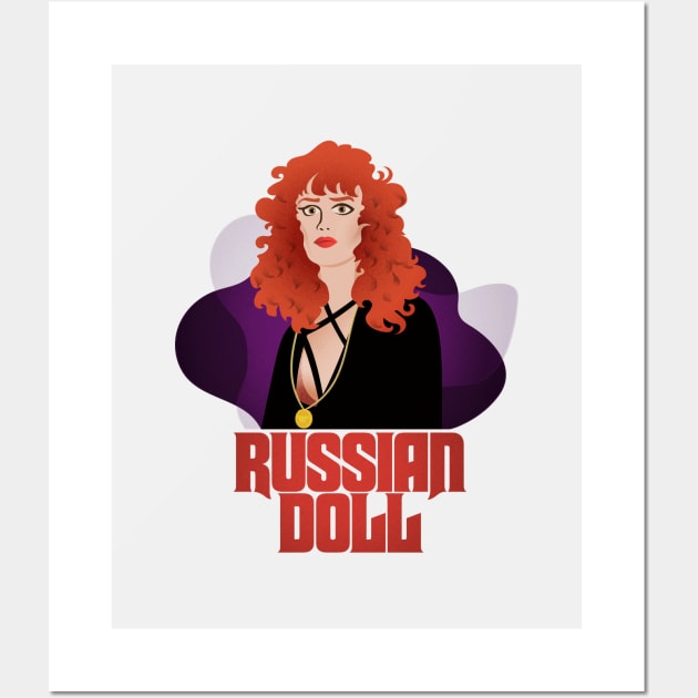 Russian Doll by Netflix (Fan Art) Wall Art by uhmealya